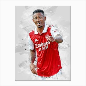 Gabriel Jesus Arsenal Canvas Print