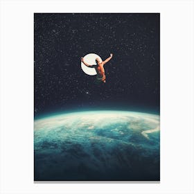 Returning To Earth With A Will To Change Canvas Print