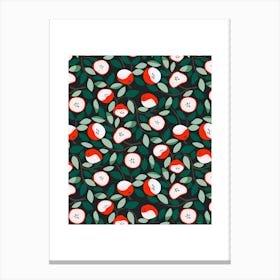 Apple Print Canvas Print