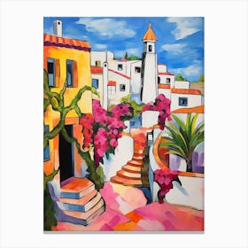 Faro Portugal 7 Fauvist Painting Canvas Print