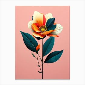 3d Flower Canvas Print