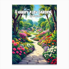 Harry P.lus Garden Orlando Canvas Print