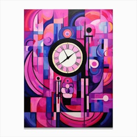 Time Abstract Geometric Illustration 5 Canvas Print
