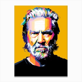 Jeff Bridges Canvas Print