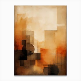 Abstract Geometric Painting (17) 1 Canvas Print