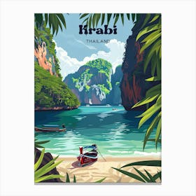 Krabi Thailand Holiday Digital Travel Art Leinwandbilder