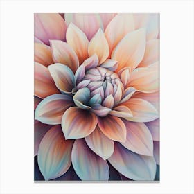 Dahlia Flower 6 Canvas Print