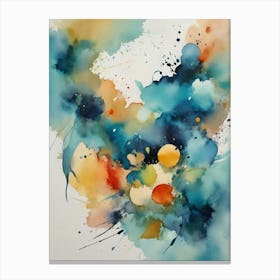 Abstract Watercolor Painting 5 Canvas Print