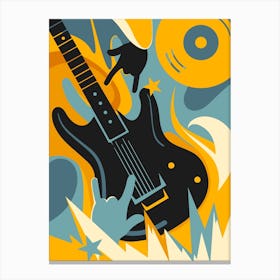 Rock Music 3 Canvas Print