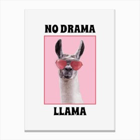 No Drama Llama Canvas Print