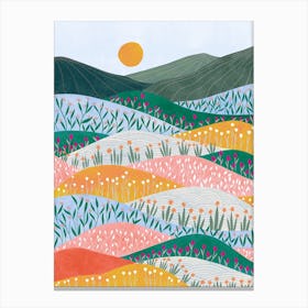 Sunrise Mountains Canvas Print