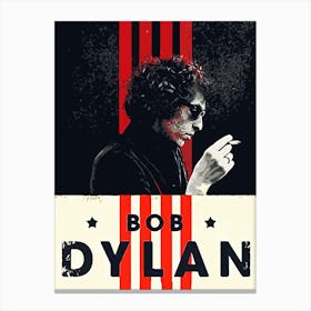 bob dylan music 6 Canvas Print