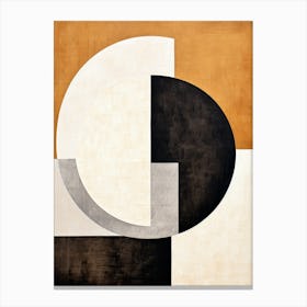 Hildesheim Harmony, Geometric Bauhaus Canvas Print