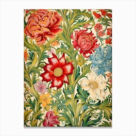 Floral Wallpaper 319 Canvas Print