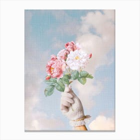 Floral Lady Canvas Print