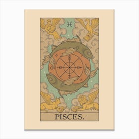 Pisces X Wheel Of Fortune Canvas Print