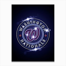 Washington Nationals Logo Canvas Print