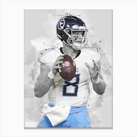 Will Levis Tennessee Titans Canvas Print