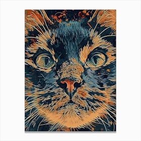 Cat Portrait 2 Canvas Print