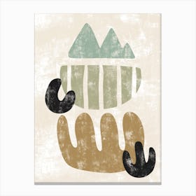 Cactus Print Canvas Print