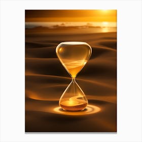 Hourglass In The Sand 3 Canvas Print