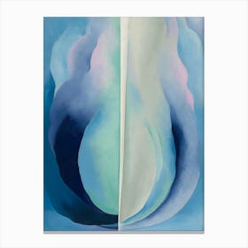 Georgia O'Keeffe - Abstraction Blue Canvas Print