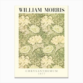 William Morris Chrysanthemum Canvas Print