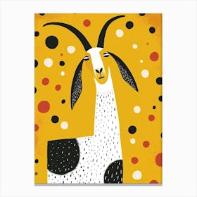Yellow Goat 3 Canvas Print