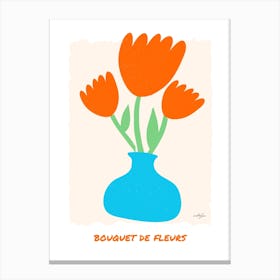 Bouquet De Fleurs 3 Canvas Print