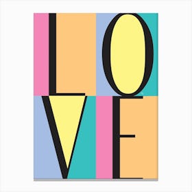 Love Blocks Canvas Print
