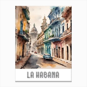 La Habana Cityscape 4 Canvas Print