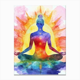 Yoga Meditation Canvas Print