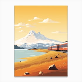 Iceland 6 Travel Illustration Canvas Print