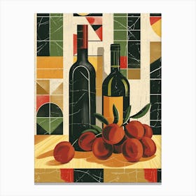 Art Deco Inspired Wine Canvas Print