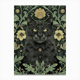 Black Cat 34 Canvas Print