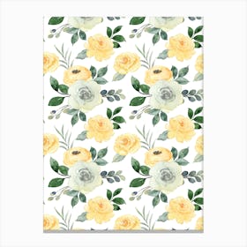 Yellow Roses.Colorful roses. Flower day. artistic work. A gift for someone you love. Decorate the place with art. Imprint of a beautiful artist.6 Canvas Print
