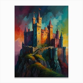 Castle On A Hill Canvas Print