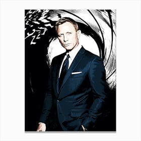 James Bond 5 Canvas Print