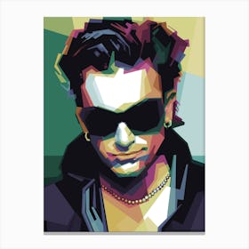 Bono WPAP fanart Canvas Print