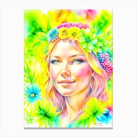 Flower Girl Canvas Print