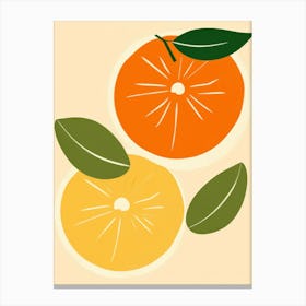 Oranges And Lemons Canvas Print