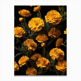 Yellow Carnations Canvas Print