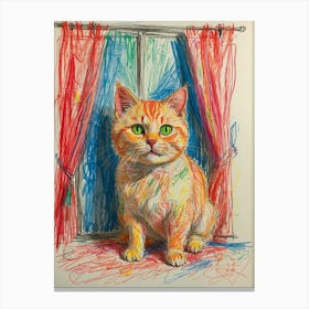 Orange Tabby Cat 3 Canvas Print