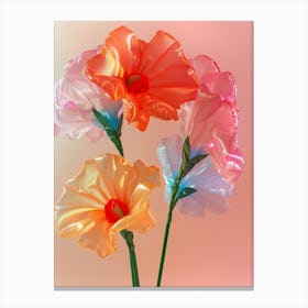 Dreamy Inflatable Flowers Carnations 1 Canvas Print