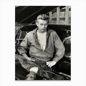 James Dean In Rebel Without A Cause Canvas Print