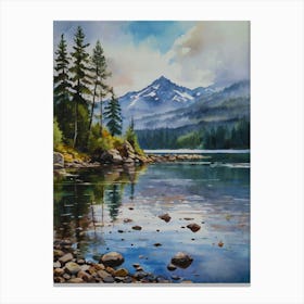 Mountain Lake 1 Canvas Print