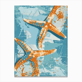 Starfish Painting Canvas Print