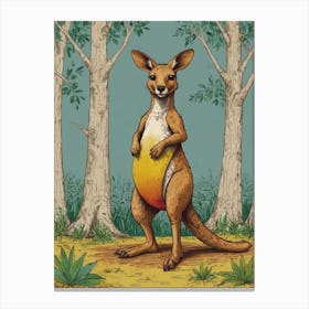 Kangaroo Canvas Print Canvas Print