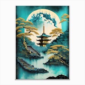 Japanese Landscape Painting (15) Canvas Print