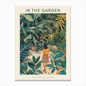 In The Garden Poster Coastal Maine Botanical Gardens Usa 1 Canvas Print